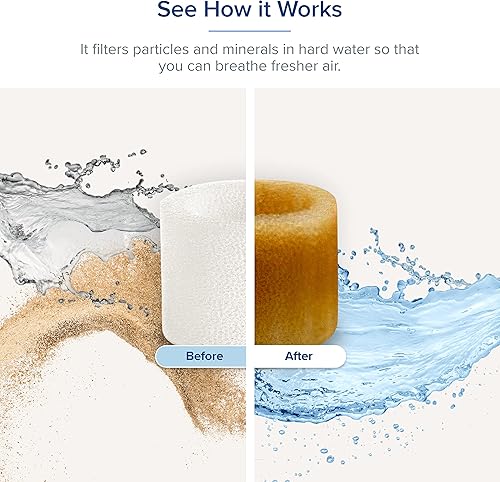 Miniatura 7 de LEVOIT Humidificadores para dormitorio, habitación grande, hogar, 6L de niebla cálida y fría, vaporizador de aire ultrasónico blanco y paquete de 10