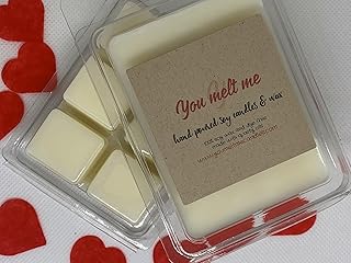 Salted Caramel-Soy Wax Melts-Free Sample with Order-One Bar Six Cubes- Super Fragrant- Multiple Scents (Salted Caramel)