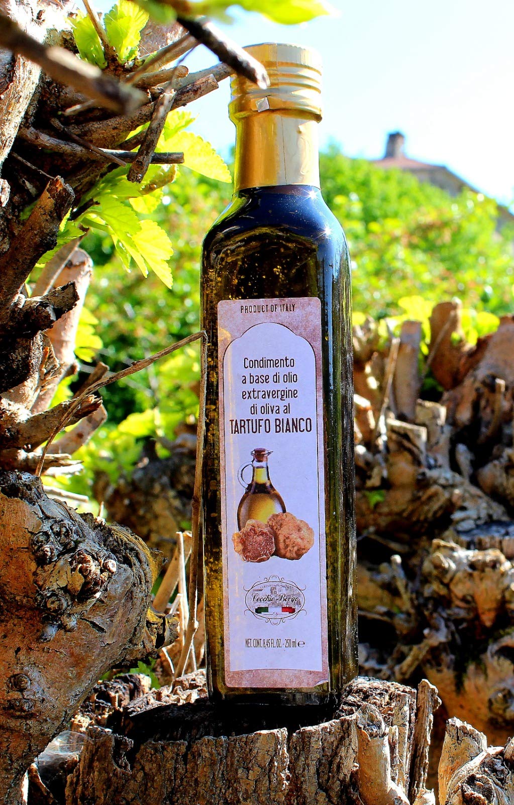 Olivenöl mit weißen Trüffeln 250ml aus Italien - Trüffelöl - ohne künstliche Aromen
