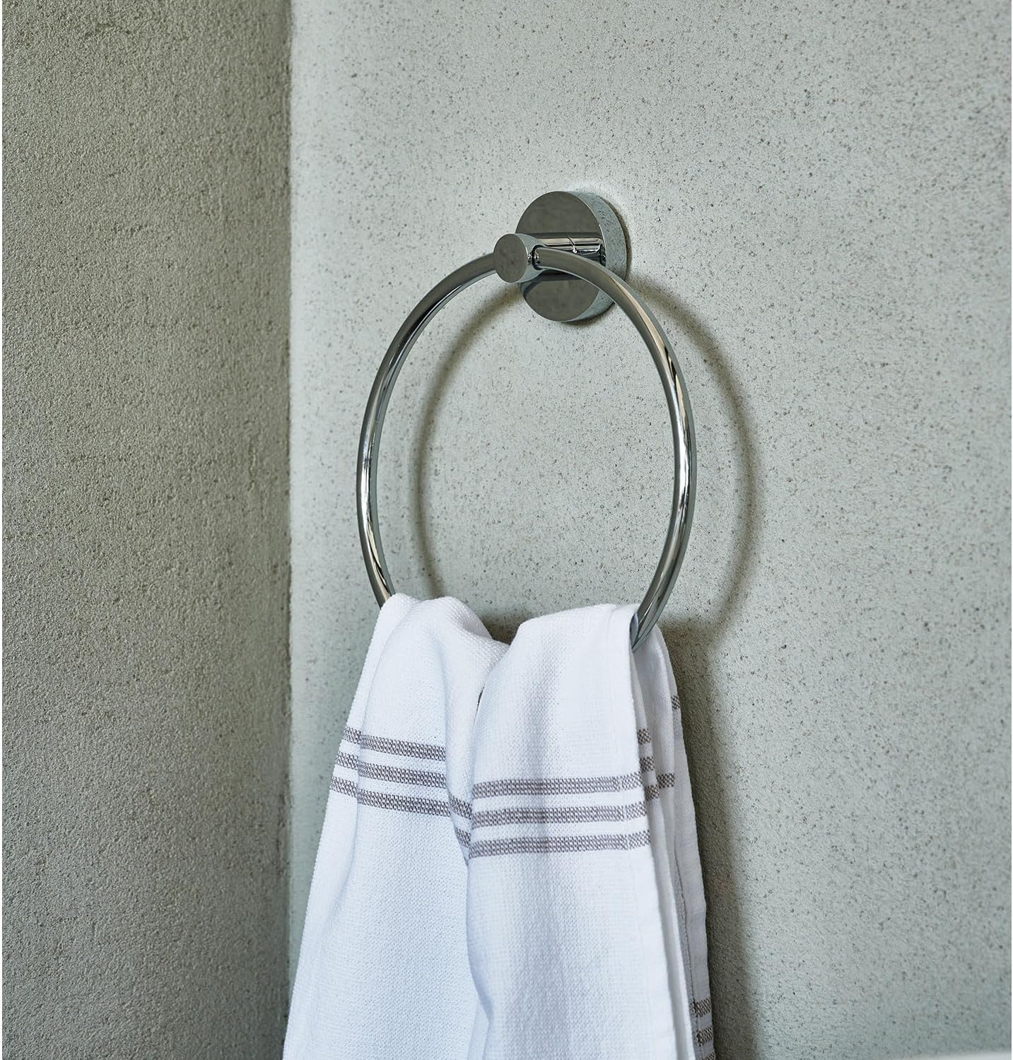Smedbo SME_HK344 Towel Ring, Polished Chrome