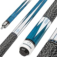 Vista 1 de HomeSeason Taco de Billar de 58" Tacos de Billar con Agarre de Hilo de Nylon Profesional de Baja Deflexión para Billar