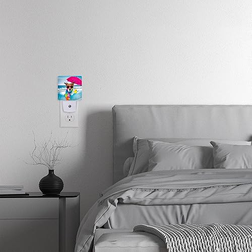 Miniatura 7 de AOWULA Luz nocturna enchufable a la pared, divertida luz nocturna de perro con sensor de atardecer a amanecer, luz nocturna para niños, niñas,