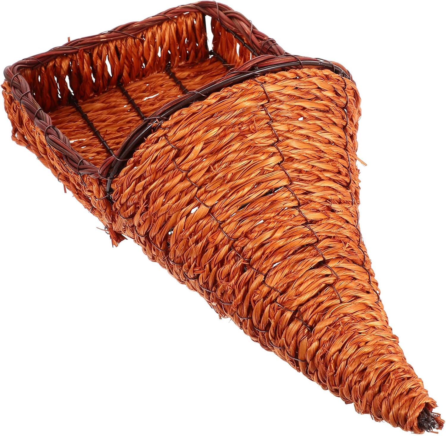 Baluue Cornucopia Baskets Horn of Plenty Wicker Grapevine