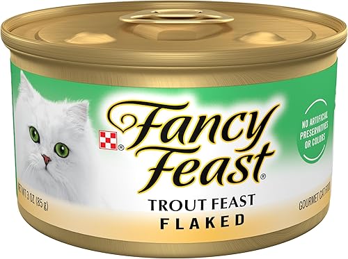 Miniatura 1 de Purina Fancy Feast - Comida húmeda para gatos en hojuelas - (24) 3 onzas 3 onzas