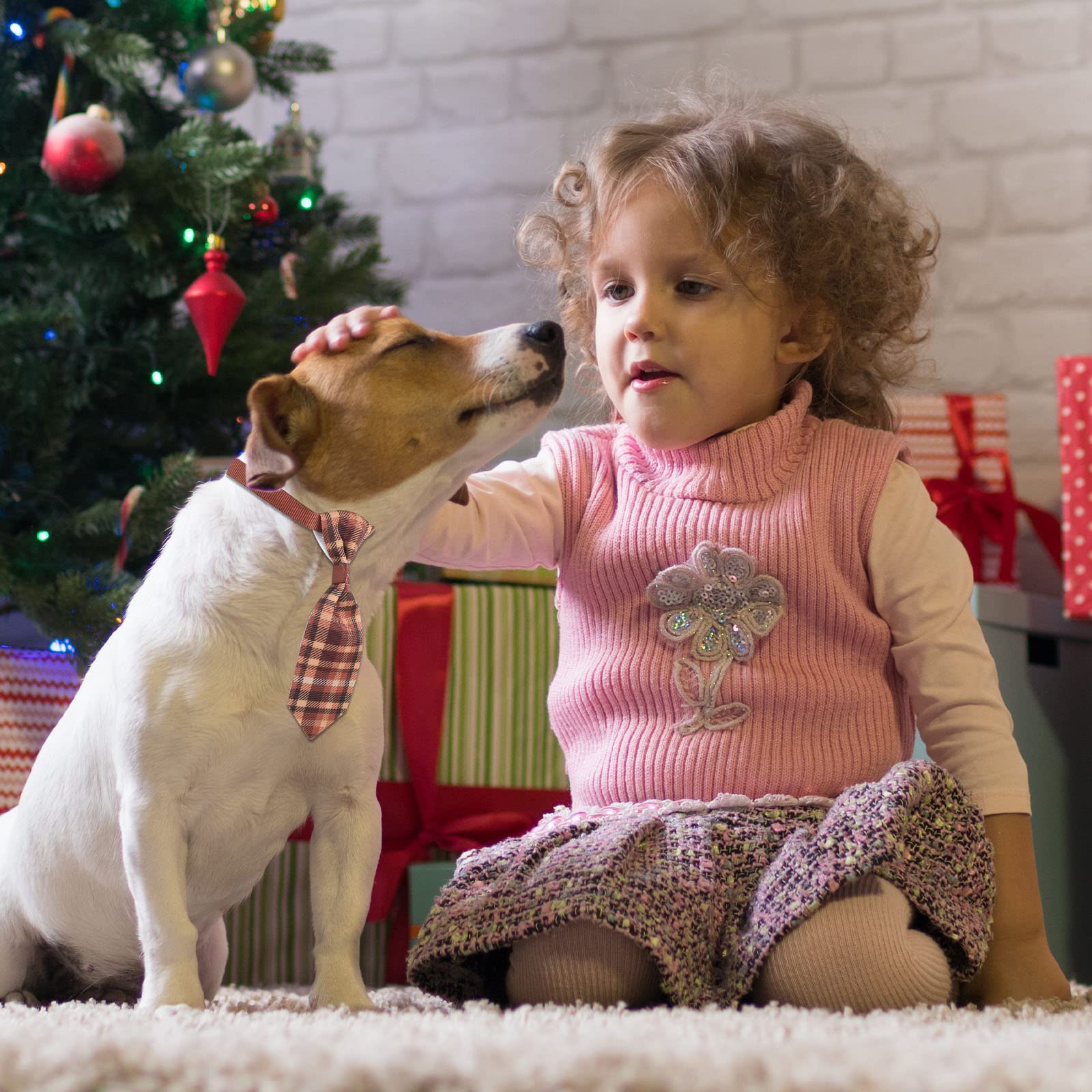 80 Stück Hunde-Fliegen, verschiedene Muster, Hundehalsband, Schleifen, Katzen-Fliege, Fliege für kleine, mittelgroße Welpen, Haustierfotografie, Festival, Fellpflege, Party (karierte Krawatte)