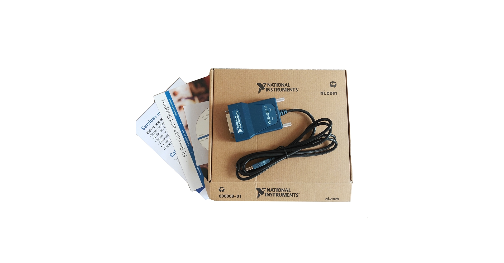 新品未開封　国内即発送  Ni GPIB-USB-HS BRAND NEW NI GPIB-USB-HS+ NI GPIB USB Cable for Hi-Speed USB