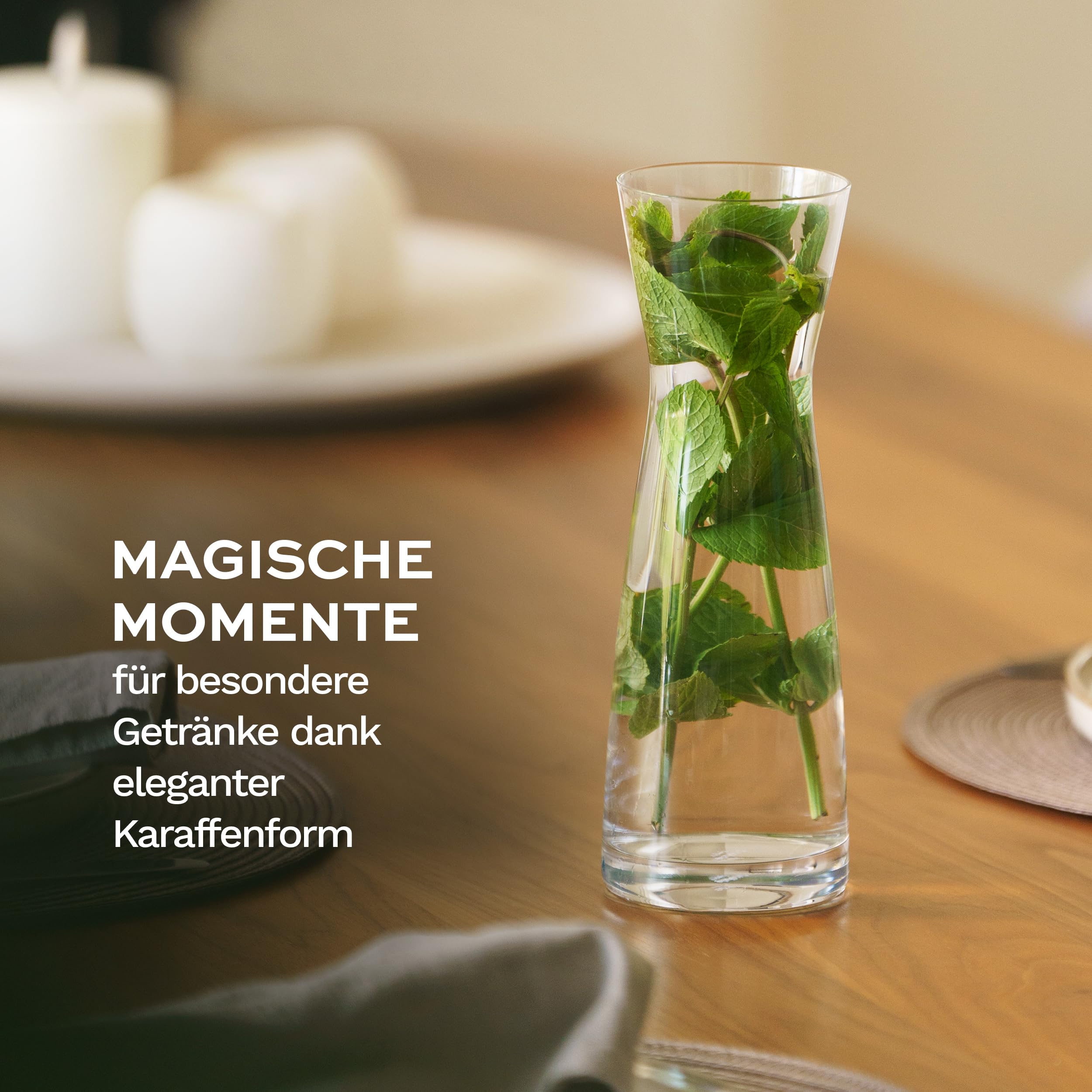 Stölzle Lausitz Universal M Karaffe Spirituosenkaraffe 250 ml, 6er-Set