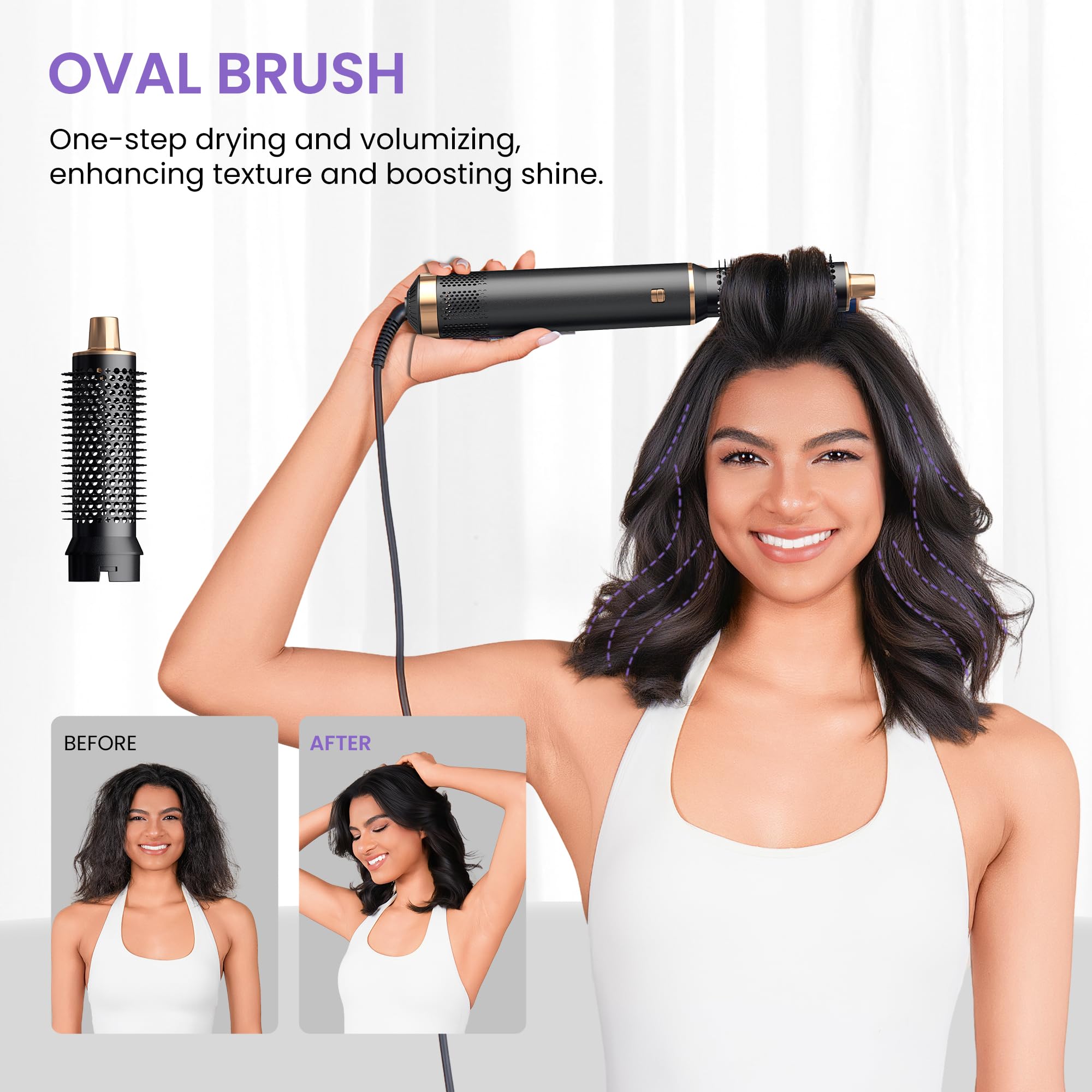 Air Styler 5 en 1 - Rizador de pelo con aire