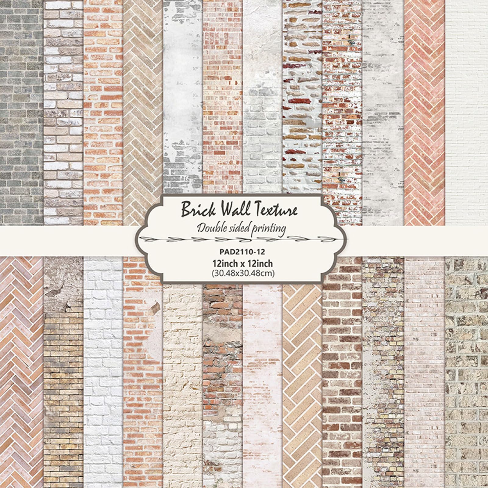 MerwDeeyt Scrapbook Papier Doppelseitiges Muster Bastelpapie