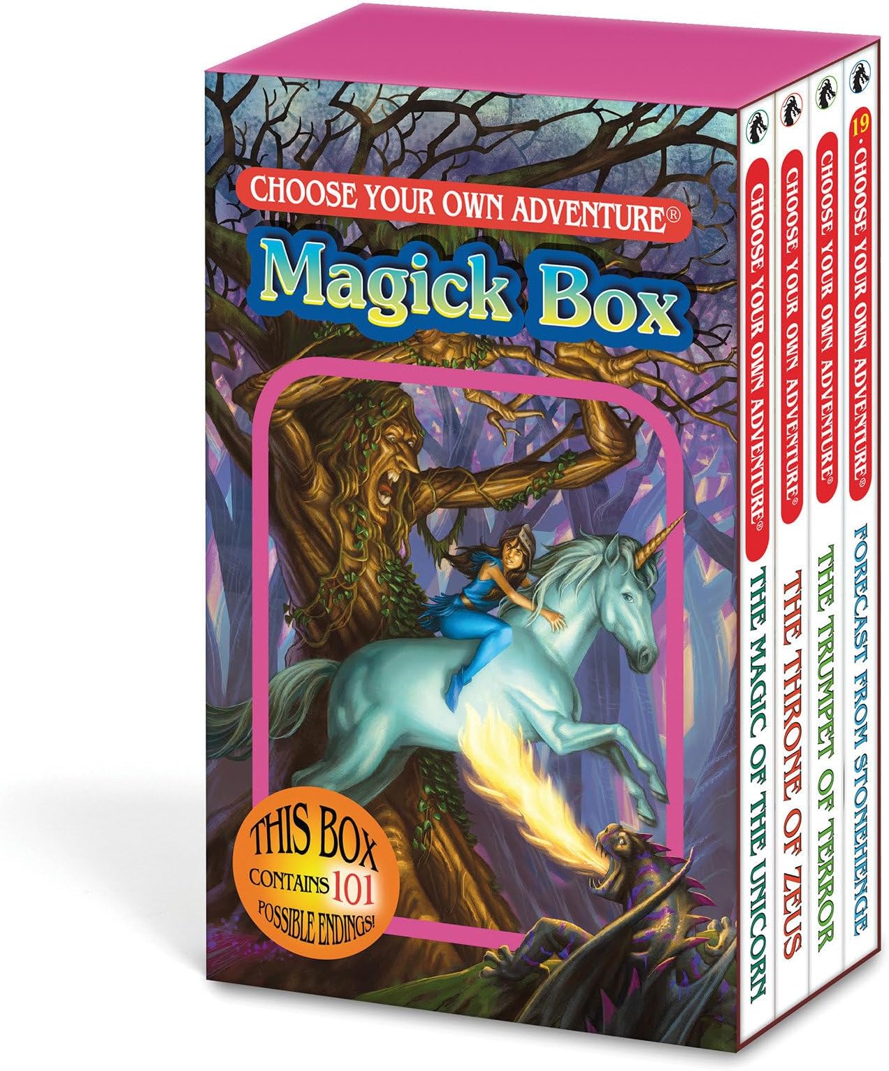 Choose Your Own Adventure 4-Book Boxed Set Magick Box (the Magic of the Unicorn, the Throne of Zeus, the Trumpet of Terror, Forecast from Stonehenge)