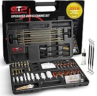 Vista 1 de GuardTech Plus Universal Gun Cleaning Kit – Pro-Grade Rifle, Handgun & Shotgun Cleaner with Brass Jags, Rods, Brushes & Patches with .223/5.56