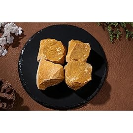 QINJIEJIE Yellow Aventurine 2PCS Raw Crystals 1.8-2.2\'\' Natural Crystals Healing Stones Bulk Large Stones for Tumbling Cabbing Polishing Handmade DIY Decoration Gifts