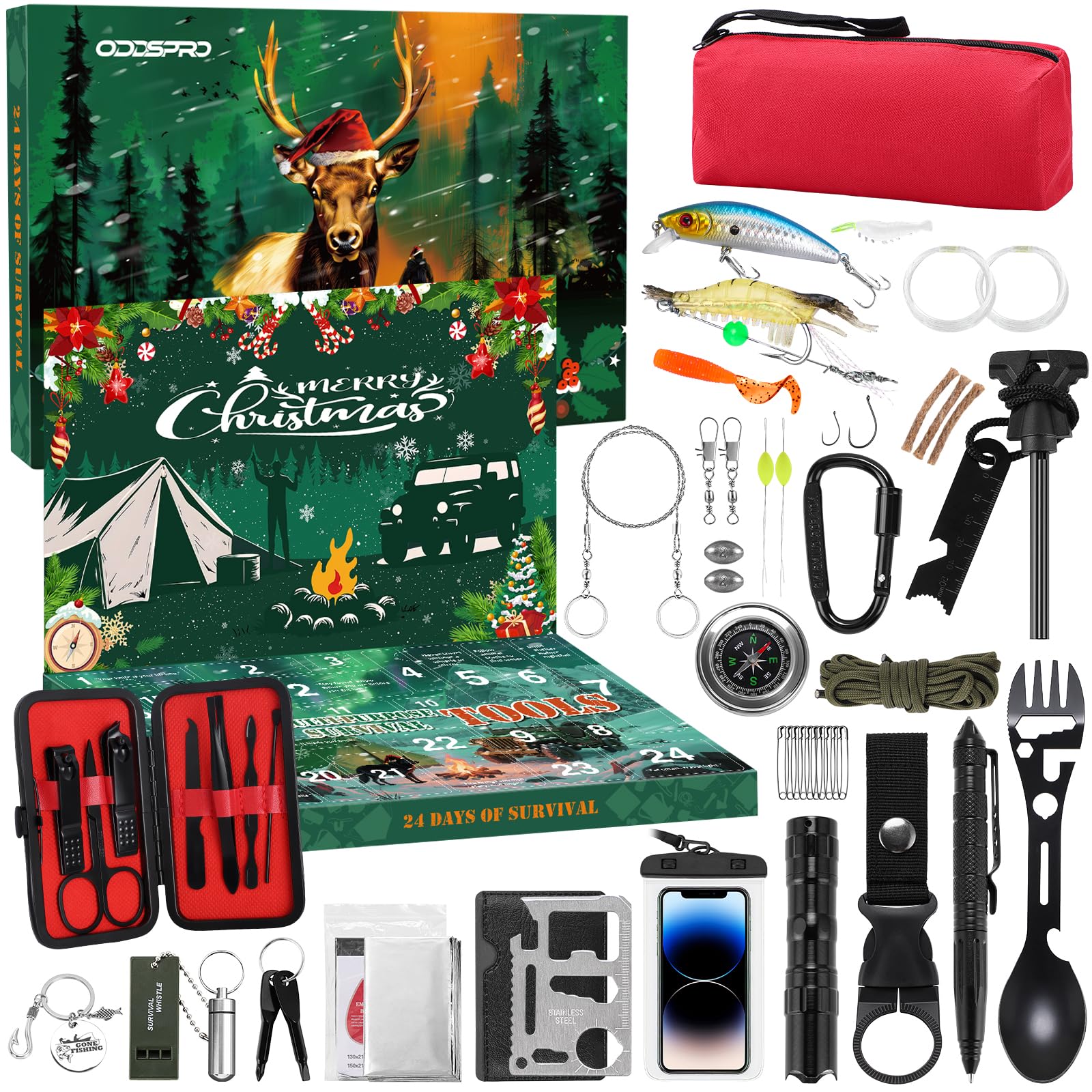 Amazon.com: Advent Calendar 2025, Survival Kit for Men, 24 Days