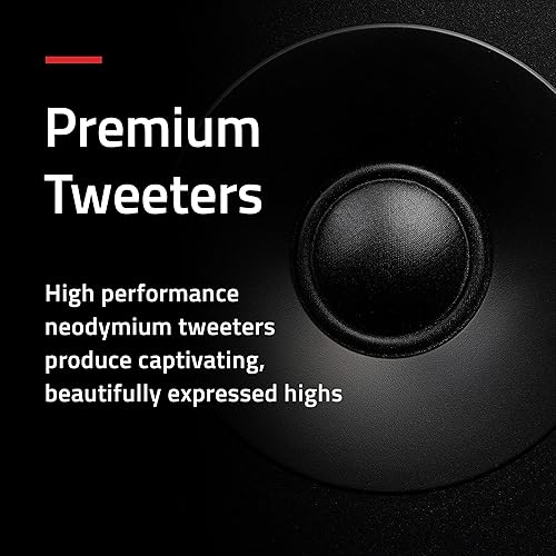 Miniatura 3 de Fluance Ai81 Elite - Altavoces de torre de pie de 2 vías, amplificador integrado de 150 W para música estéreo 2.0 y escuchar películas, TV,