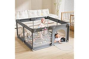 ajulkrio Baby Playpen: Spacious and Secure Play Area for Growing Toddlers
