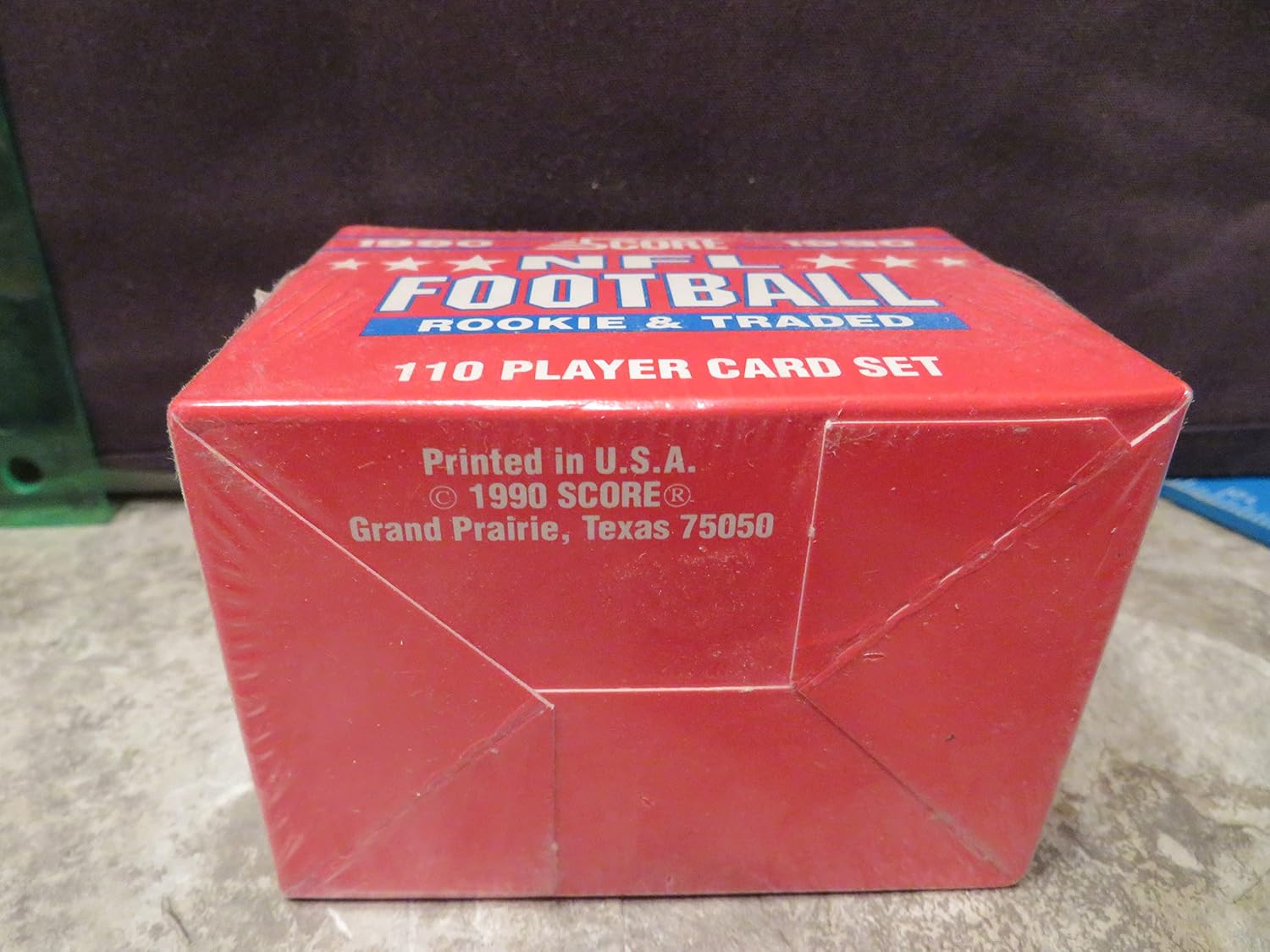 1990 Score Supplemental Rookie & Traded Football Sealed Set (Mint)