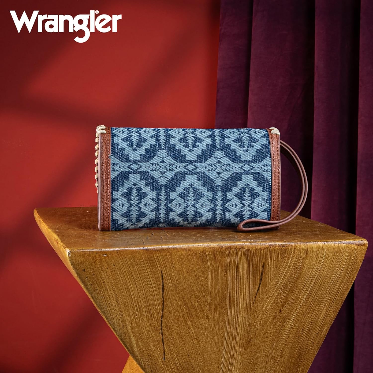Wrangler Crossbody Purse Womens Wallets Aztec Small Shoulder Bag Cross body Clutch Purses - Image 6