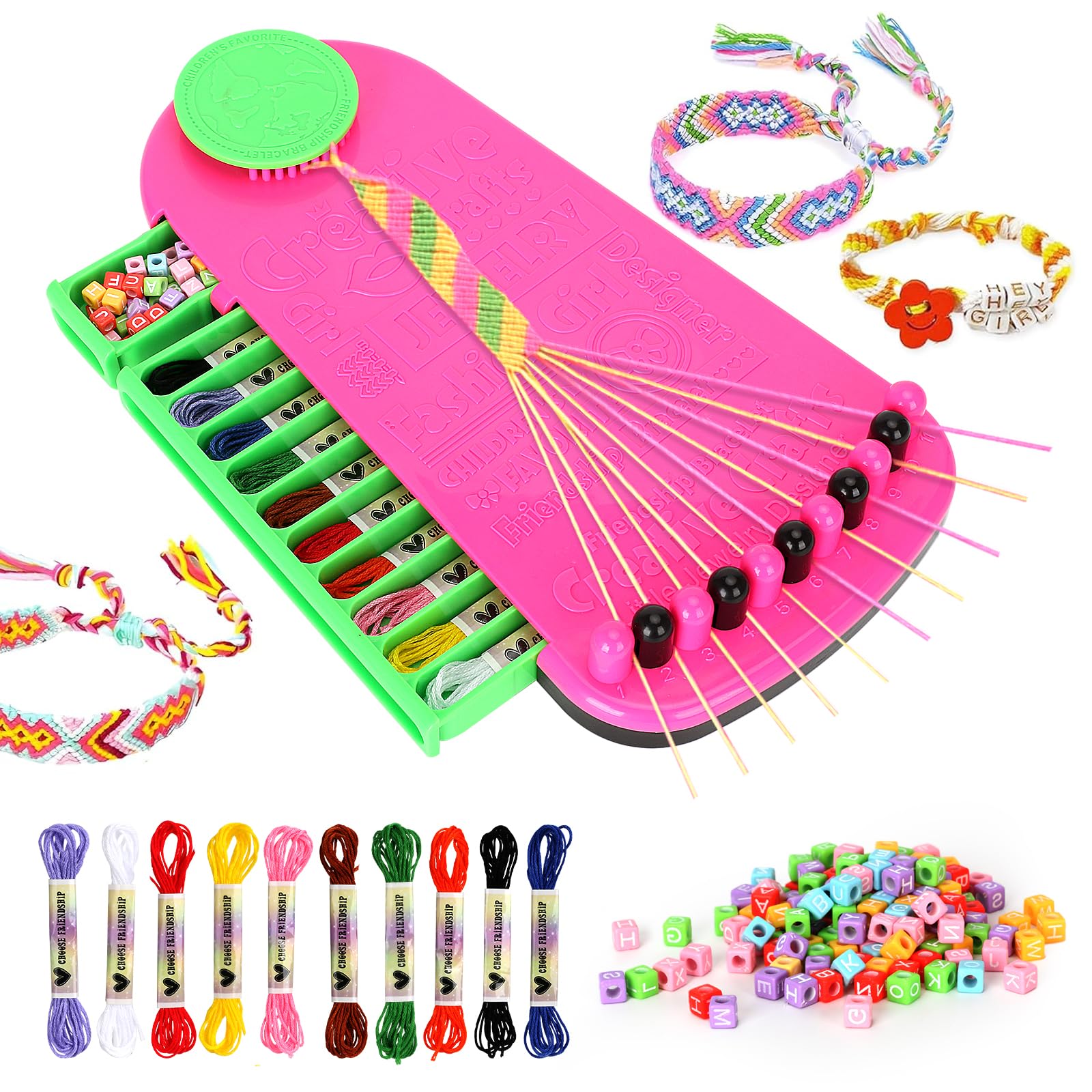 Eozighi 25 Couleu Fil pour Bracelet Brésilien 10m x 0,55 mm Fils Cirés Coloré Corde en Polyester