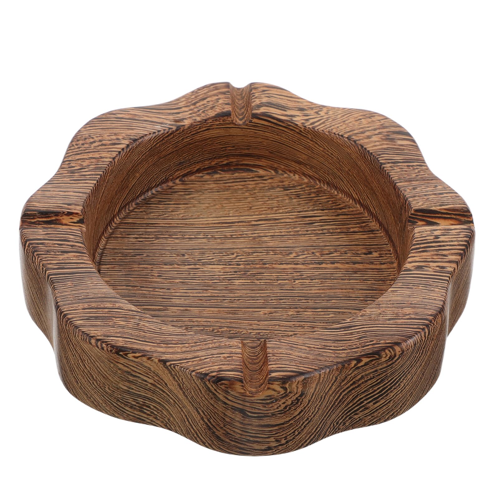 Cendrier de style chinois vintage sculpté et massif pour maison