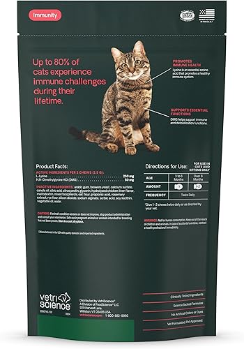 Miniatura 8 de Vetri-Lysine Plus masticables de tamaño de mordisco