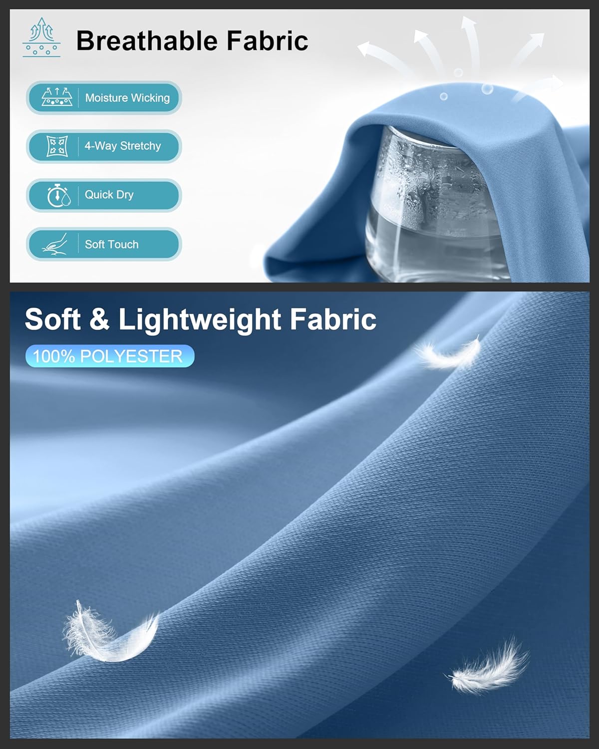 G Gradual Men's Workout Shirts Quick Dry Athletic Running T-Shirts Lightweight Moisture Wicking Short Sleeve Sports Gym Tops - Image 5