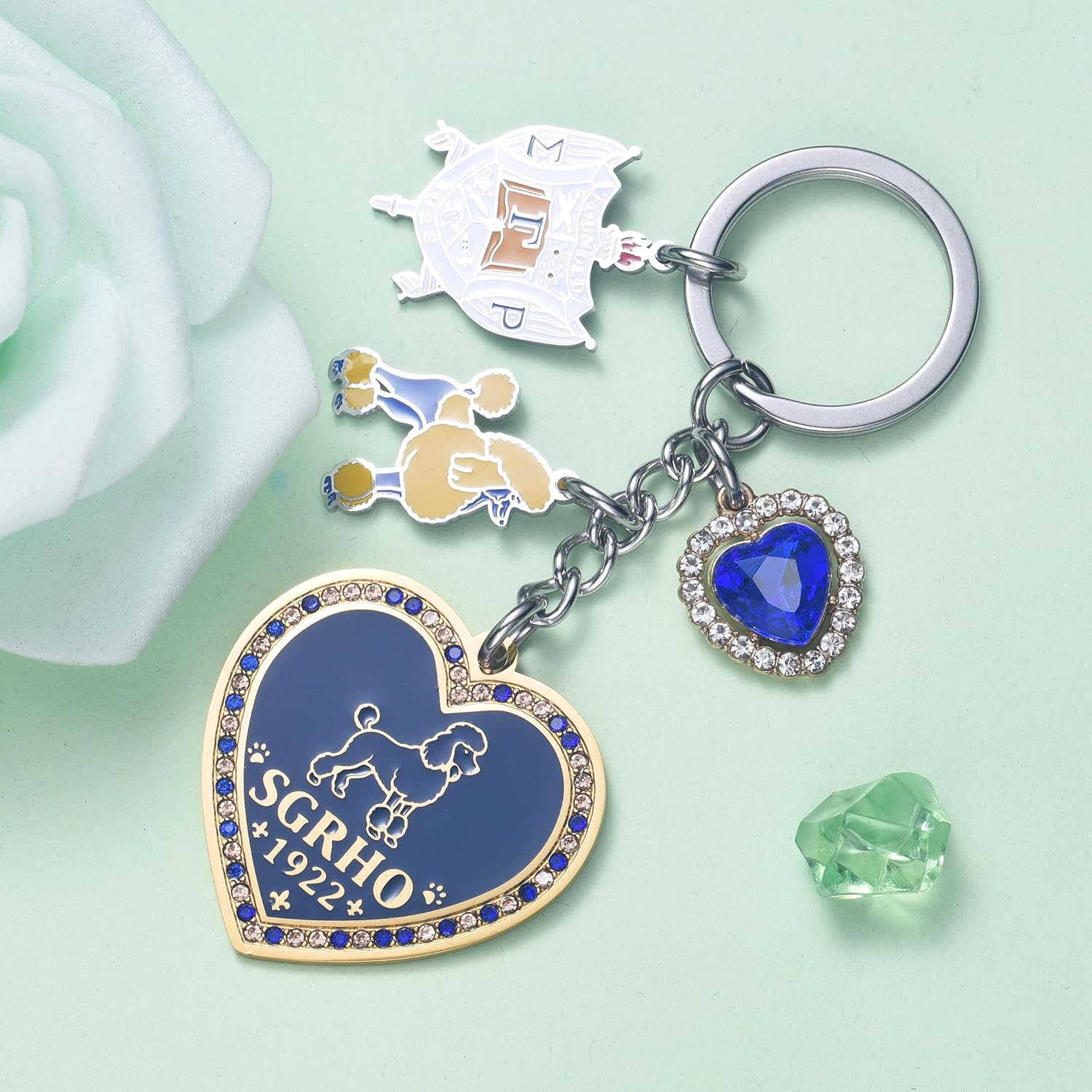 Sisterhood Heart Keychain for Women, 316 Stainless Steel, Gift Box Included image 3