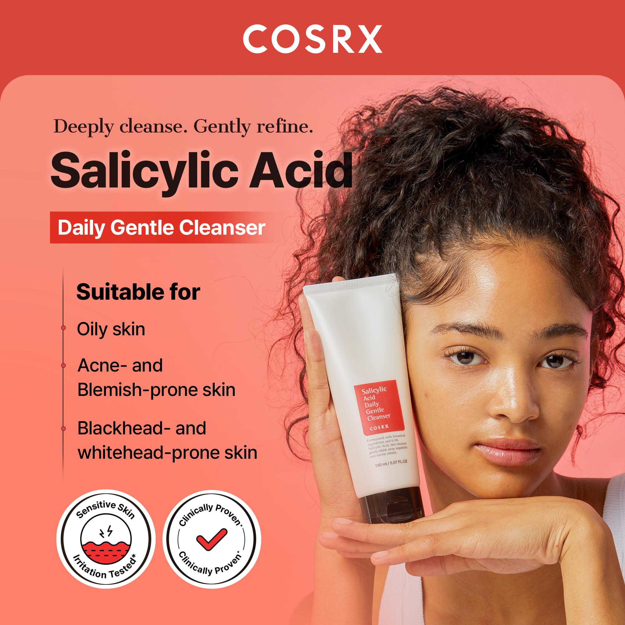 Amazon | COSRX サリチルデイリージェントルクレンザー 150mL | コース