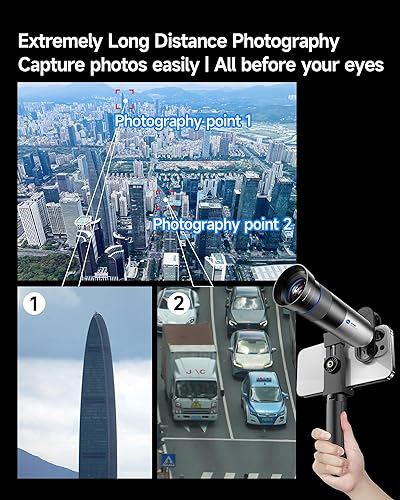 Miniatura 4 de Lente de Cámara para Teléfono 28X HD Telefoto, Artefacto de Filmación Nocturna, Distancia LargaRetratosFotografía Macro, para la mayoría de iPhone