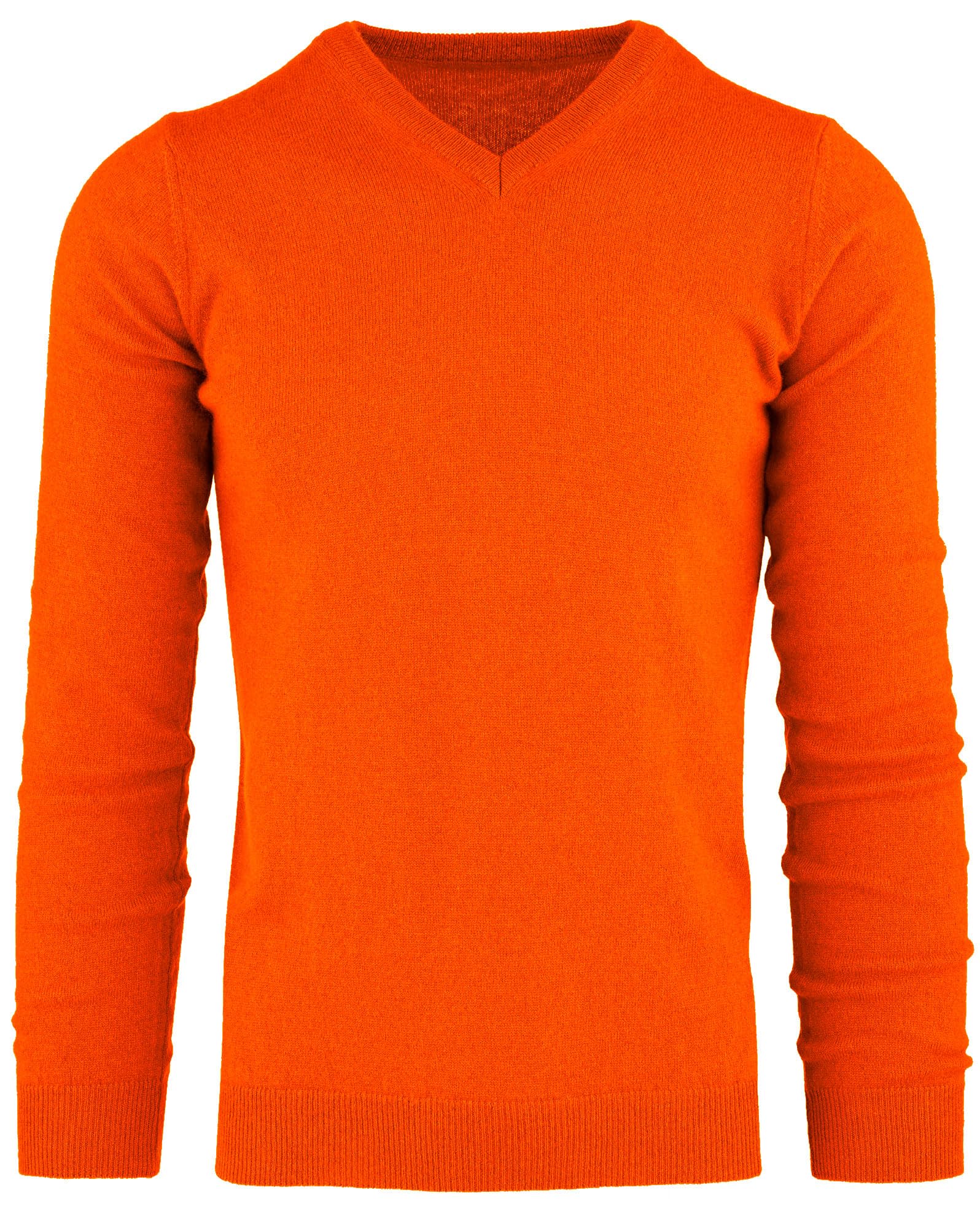 Maglione Uomo Collo a V Pullover Invernale Manica Lunga Morbido e Caldo in 5% Cashmere Blend 25% Lana, 30% Viscosa e 40% Poliamide