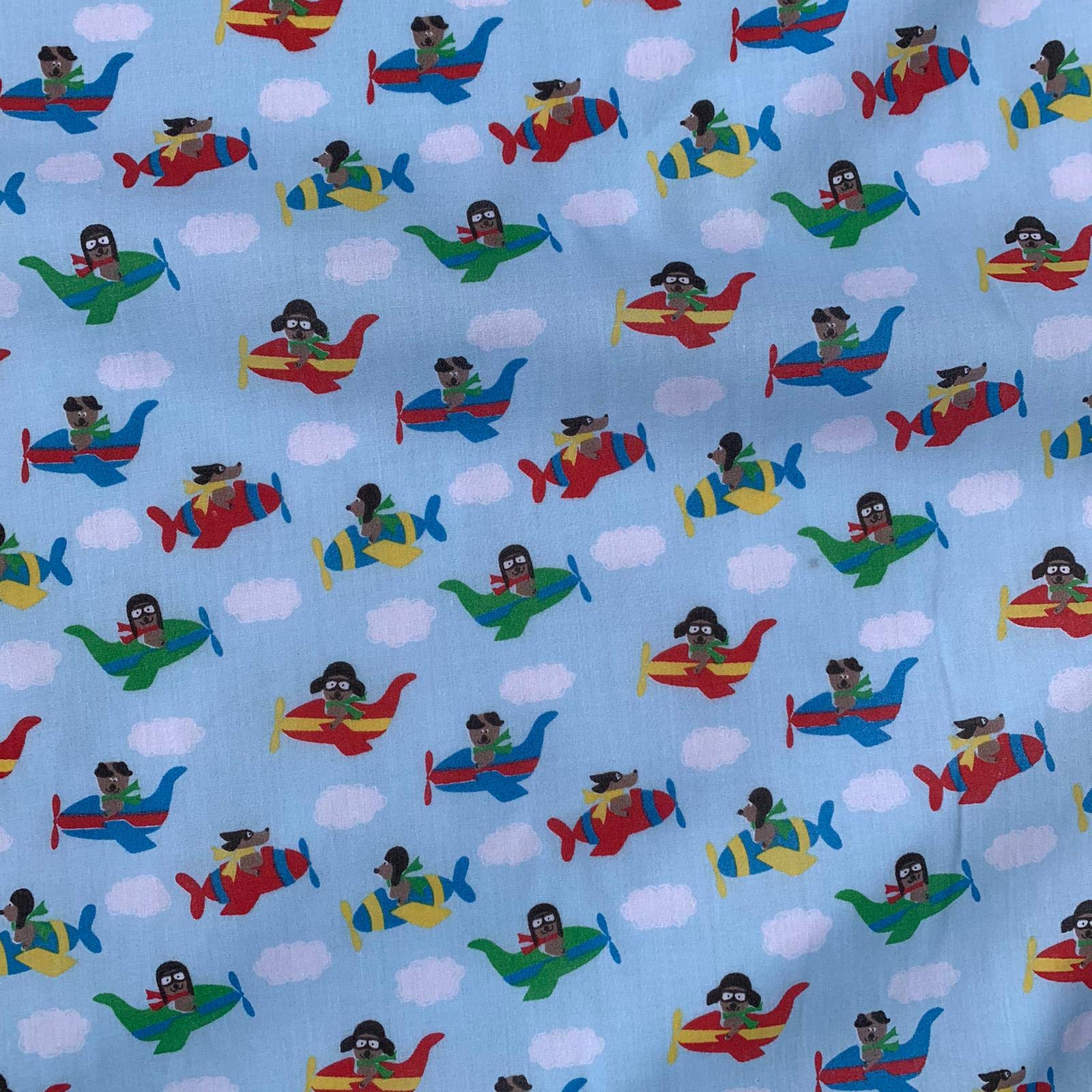 Discover Lifestyle & Fashion Fabrics Red Dogs Design Novelty Poly Cotton Printed Dress Craft Fancy Dress Fabric Material | 45" - 112 Cm | Sold Per Half Metre (Red)