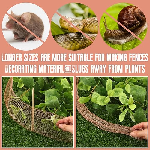 Miniatura 6 de Malla de cobre de 5 pulgadas x 200 pies, rollo de malla de cobre para destilar, tejido de cobre de punto, relleno de agujero para ratón, malla de