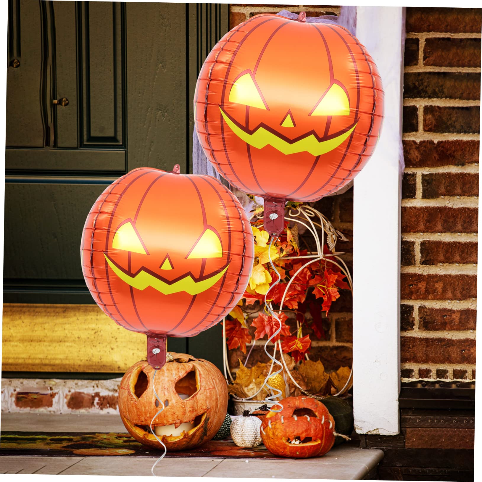 Sosoport 50pezzi Palloncini Halloween Decorazioni Per Halloween Accessori Per e Spaventosa Arancioni