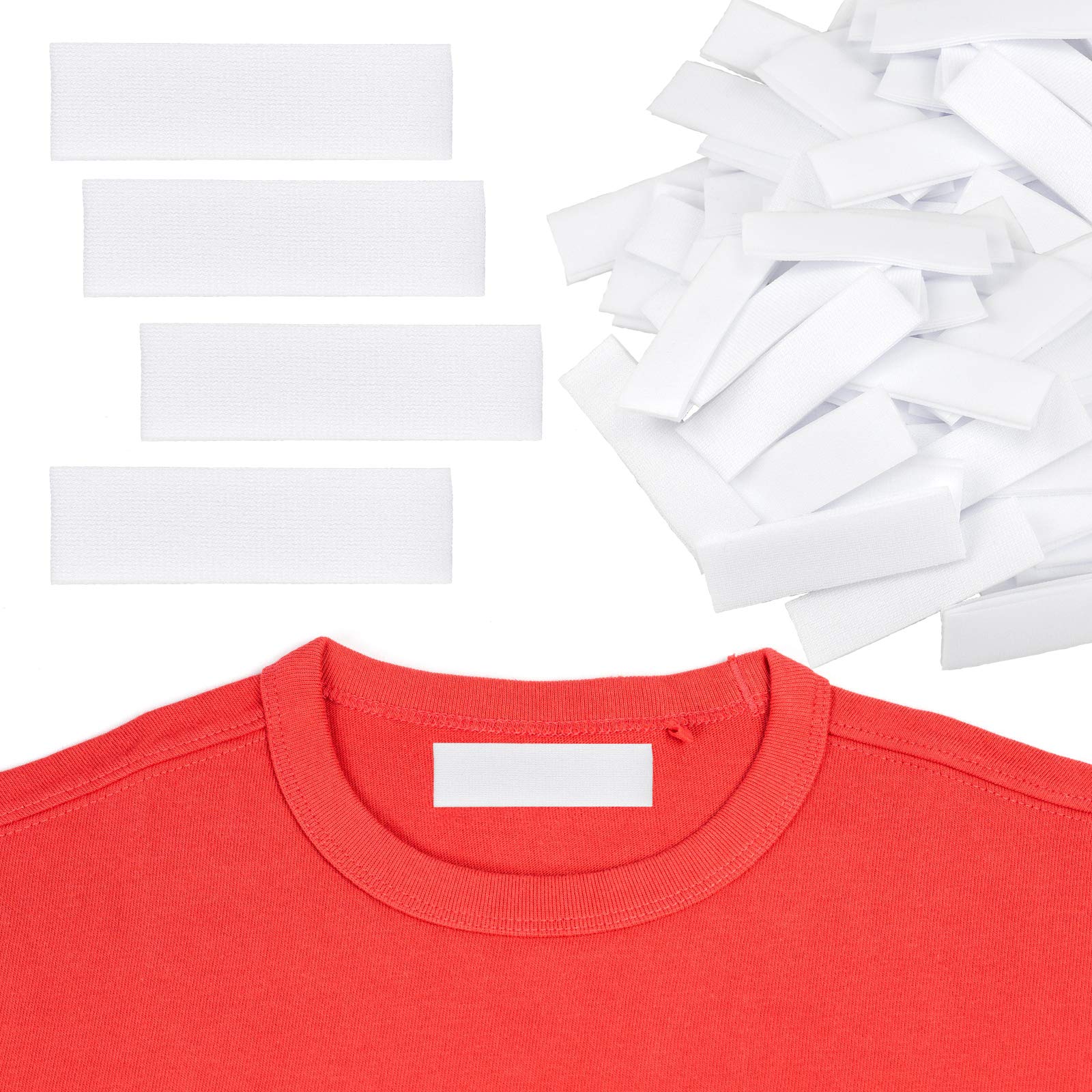 Buy Meetory 200 Pieces Writable Iron On Clothing Labels, Personalized