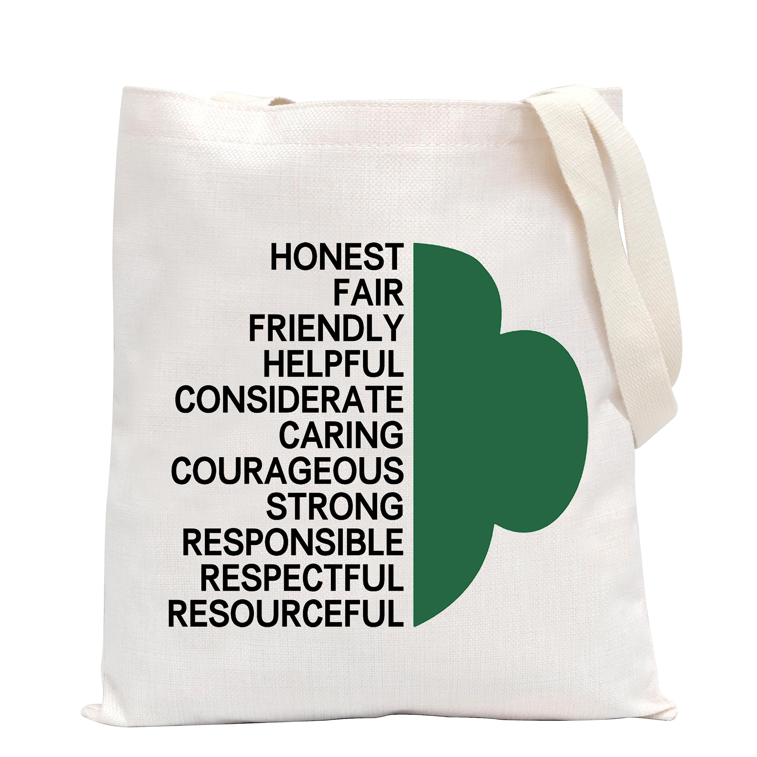 POFULL Troop Leader Gift Troop Life Tote Bag Power Gift (Sco Life Tote bag)