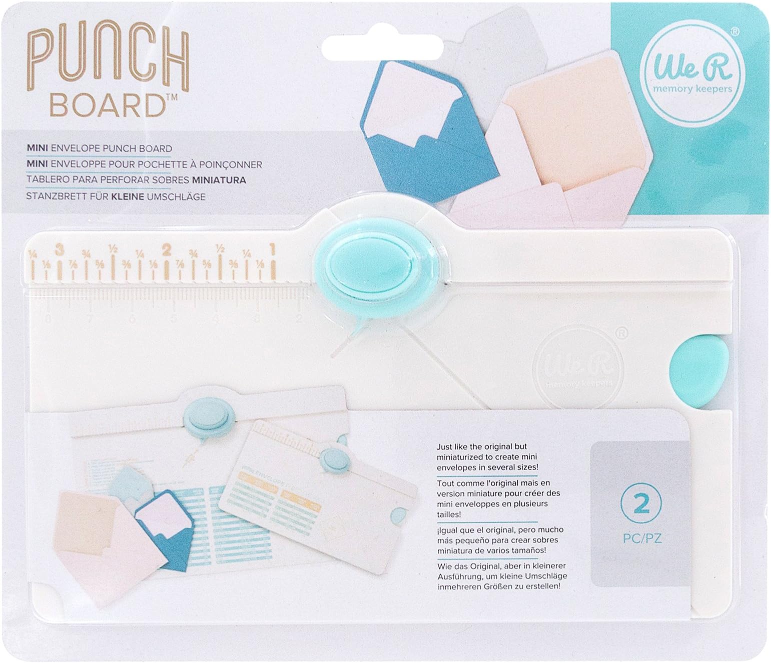 We R Memory Keepers Mini Envelope Punch Board