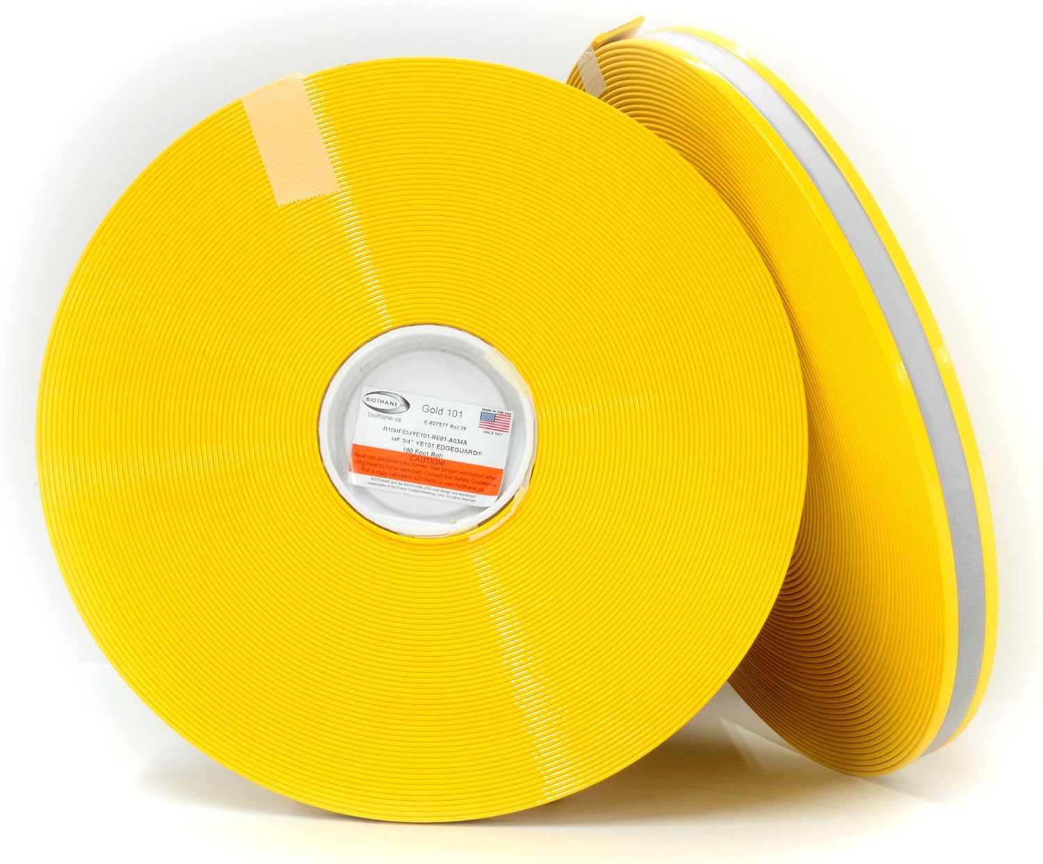 3/4" Gold HIGH Flex (0.080" Thick) Reflective BIOTHANE USA (25 Feet, Green 318)