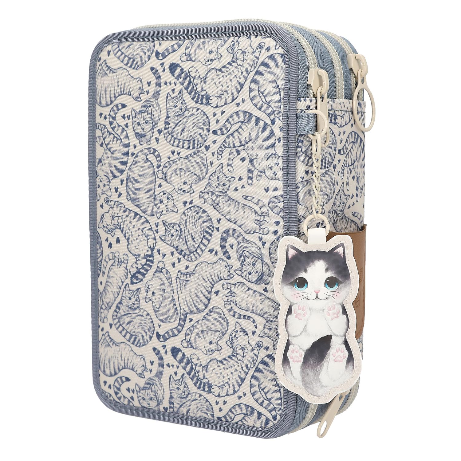 Depesche TOPModel 3 Fach Federtasche CAT Love- Geschenke für Mädchen