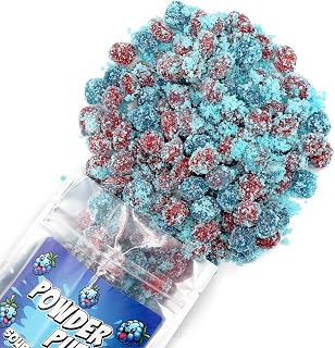 Snack Crackle Shop Raspberry Gushers Extremely Sour, Best Sour Gushers, Best Gummies, Irresistible Extra flavourfull Gummy Candy, Blue Raspberry Flover (10 Ounces, Raspberry)