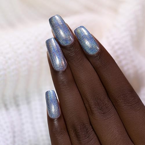 Miniatura 1983 de ILNP Madison Ave Esmalte de uñas holográfico metálico rosa antiguo