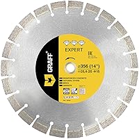 Vista 16 de Hojas de sierra de 7 pulgadas para amoladora angular — Rueda de corte de diamante para cortar piedra, mármol, granito, ladrillo, mampostería