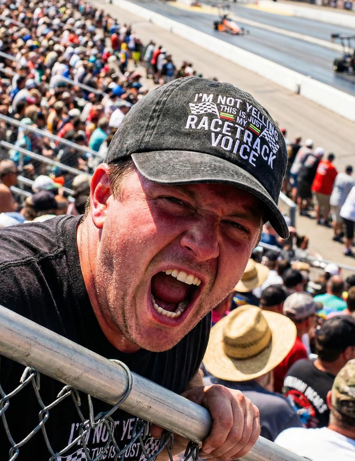 InnoBeta Drag Racing Gifts for Men, Drag Racing Hat Gifts on Christmas, Birthday, Adjustable Embroidered Baseball Cap - Image 2