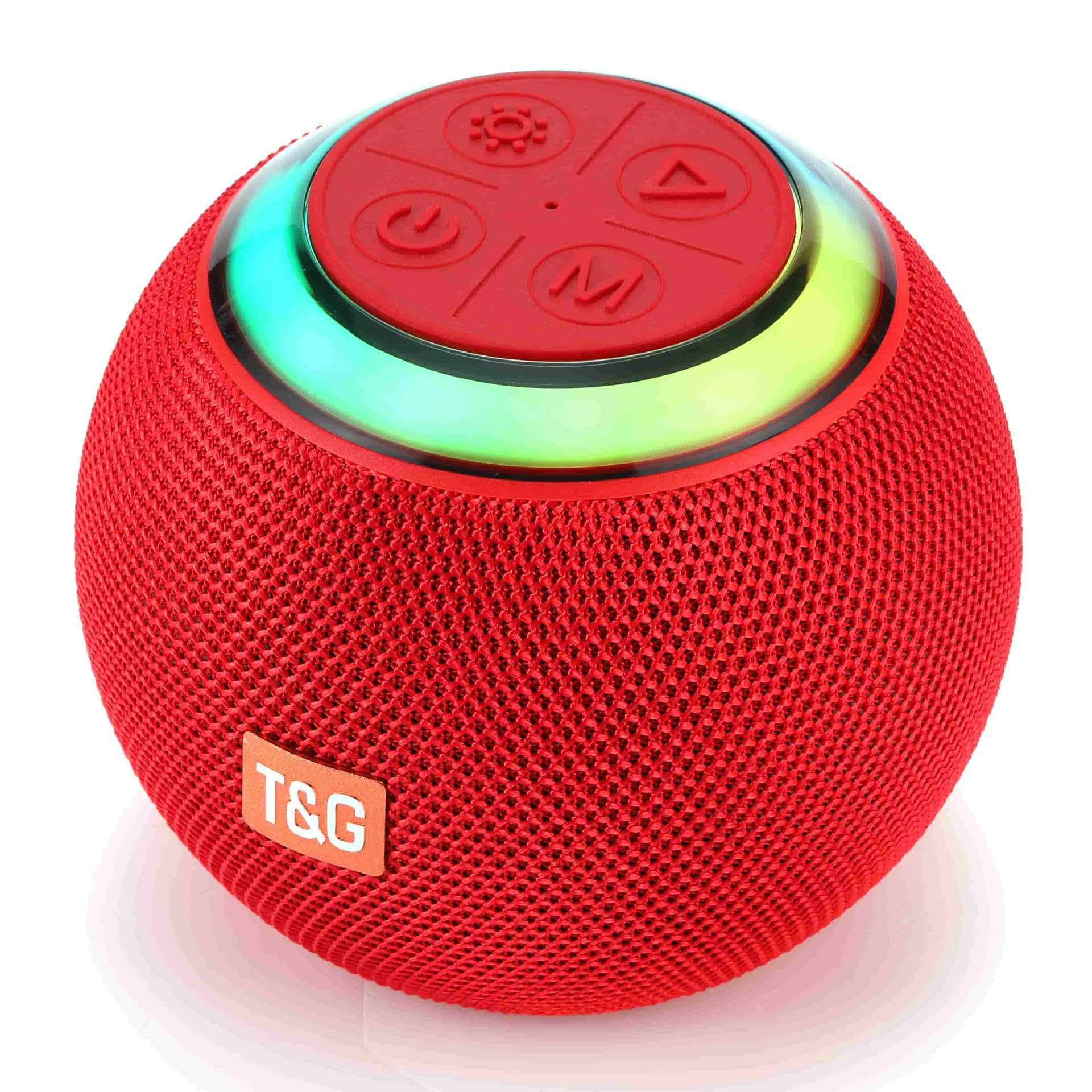 Maine Bluetooth Portable Speaker with Lighting Function Supporting AUX TF USB interfaces Dual TWS Pairing Mode Factory Wholesale