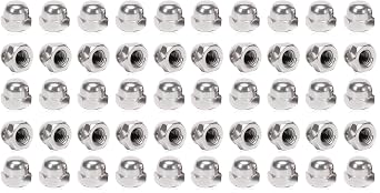 25 Pieces 3/8-16 Acorn Hex Cap Dome Head Nuts, 304 Stainless Steel 18-8, Bright Finish Pack of 2