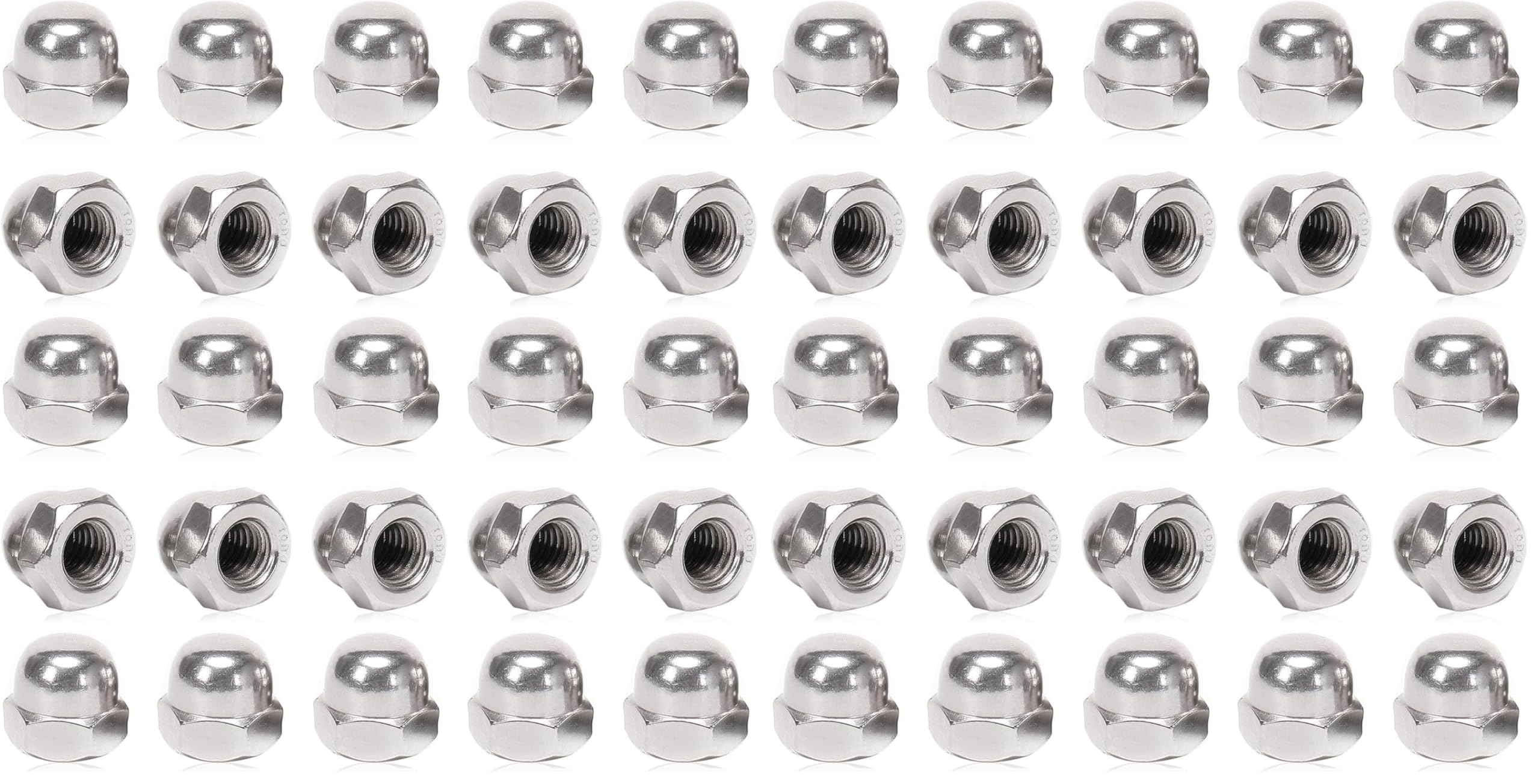 Stainless Steel Acorn Nuts - 25 Pack -6 Stainless Steel Acorn Nuts - 25 Pack -6