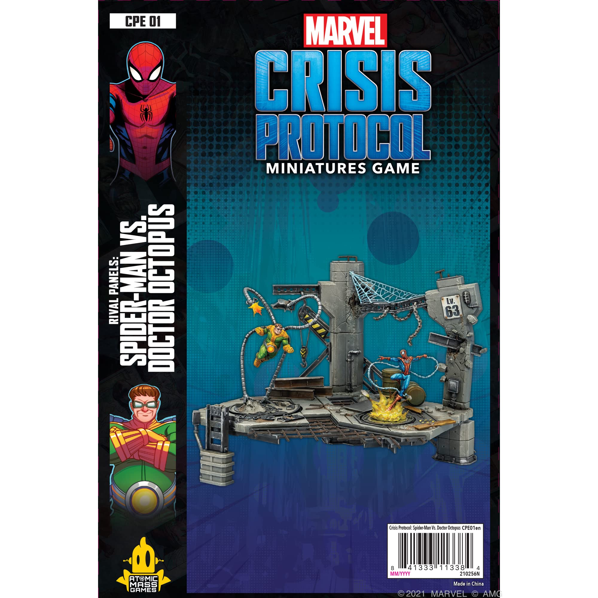 Atomic Mass Games Marvel Crisis Protocol Rival Panels Spider-Man Vs Doctor Octopus - Gioco da Tavolo per 2+ Giocatori, Età 14+