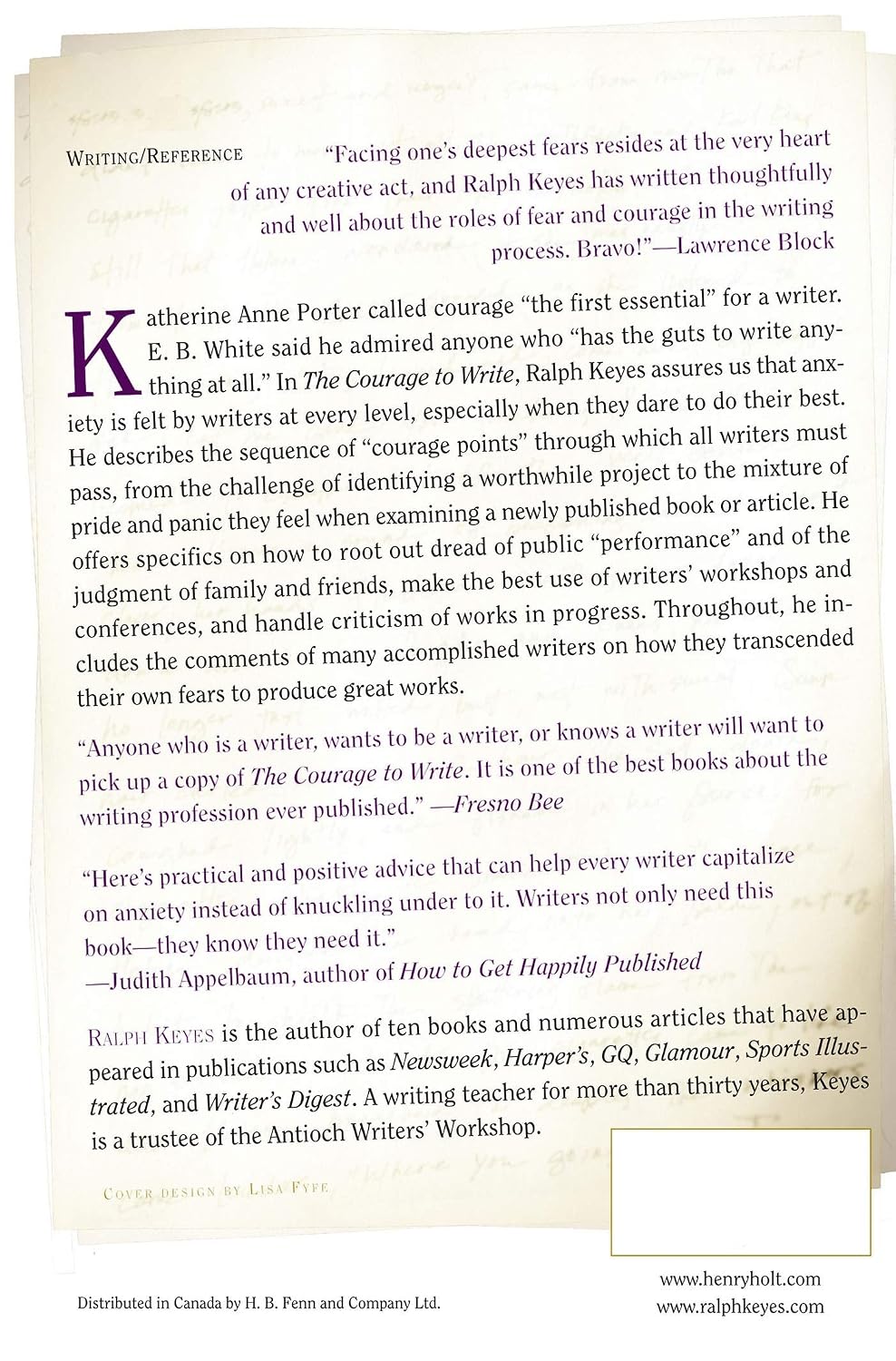 The Courage to Write: How Writers Transcend Fear
