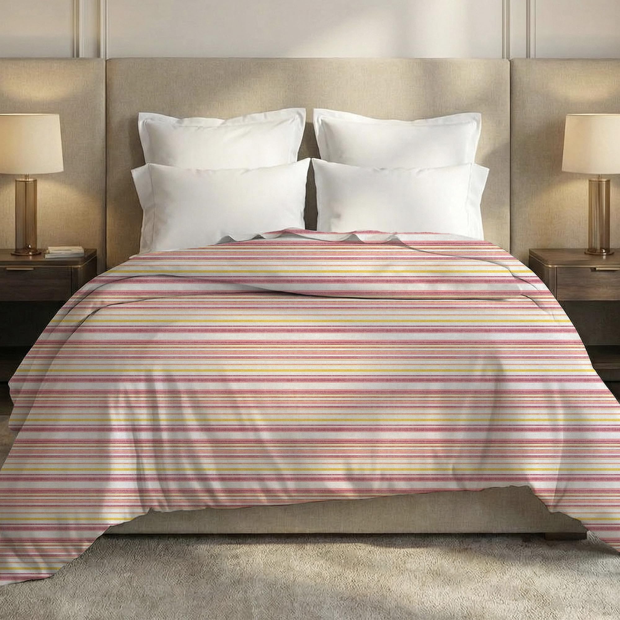 MYTRIDENT Soft Comfort Comforter, 210 TC 100% Cotton 200 GSM Comforter, King Size Comforter - Bloom Era-image-14