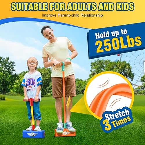 Miniatura 8 de CUUGO LET'S GO! CG Foam Pogo Jumper para niños - Regalos divertidos