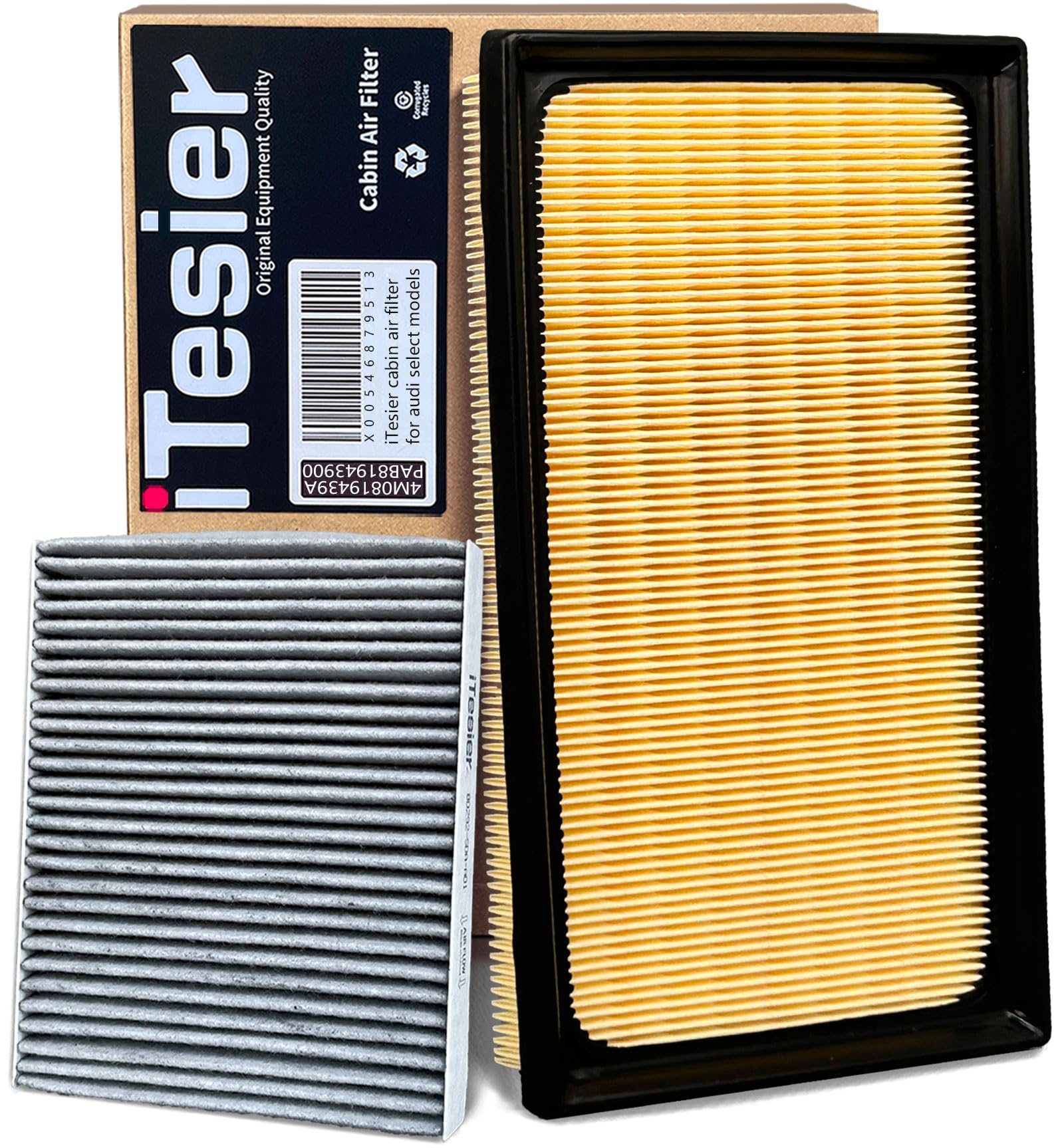Photo 1 of (Not ) ItESIER Cabin Engine Air Filter Kit for 2020-2025 Corolla, Corolla Cross (2022-2025), CHR, Replaces 17801-F0020, 87139-58010 (Only for Gas)