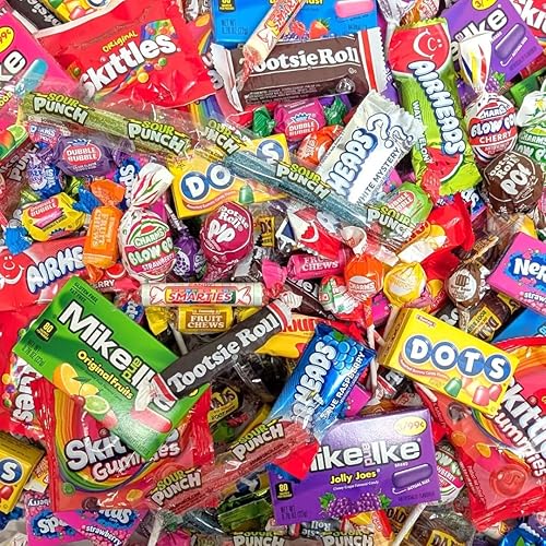 Paquete de Variedad de Dulces de Marca Ultimate Name Brand - 20 lb de Dulces a Granel Envueltos Individualmente - Sin Dulces de Relleno - Perfectos
